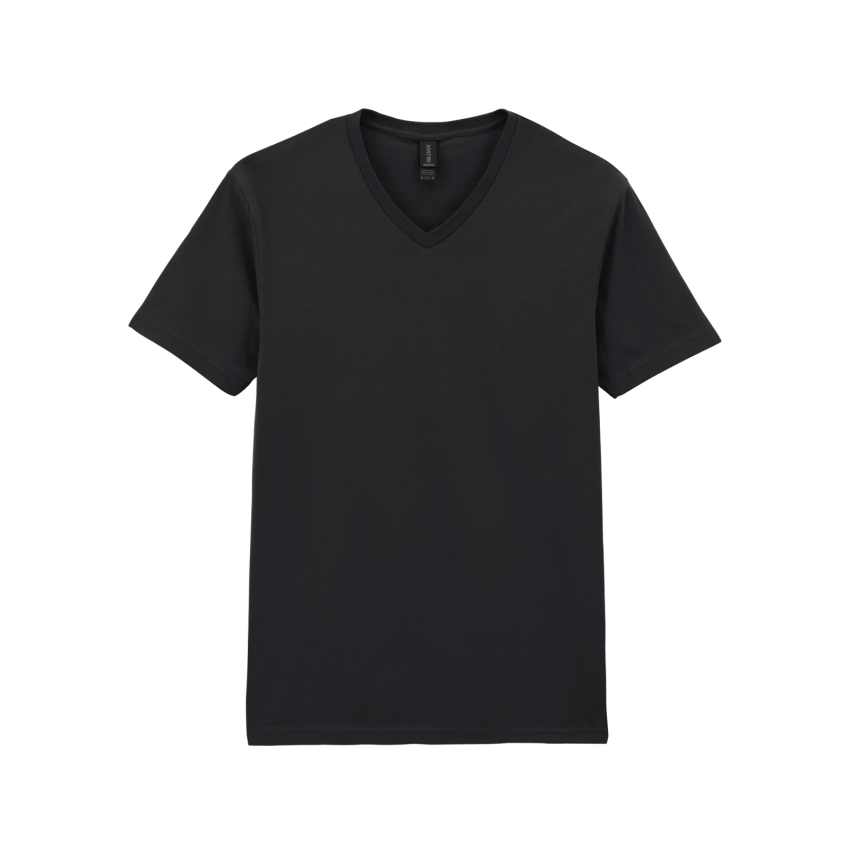 CAMISETA PARA ADULTO DE ESTILO SUAVE CON CUELLO EN V