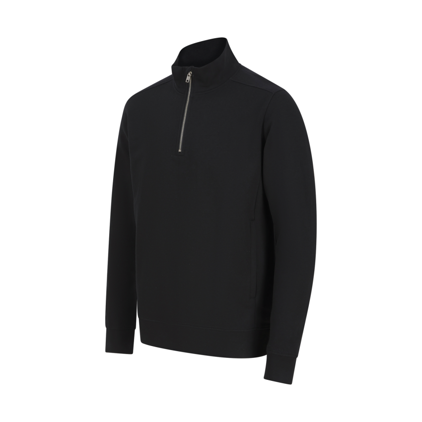 Sudadera unisex con media cremallera