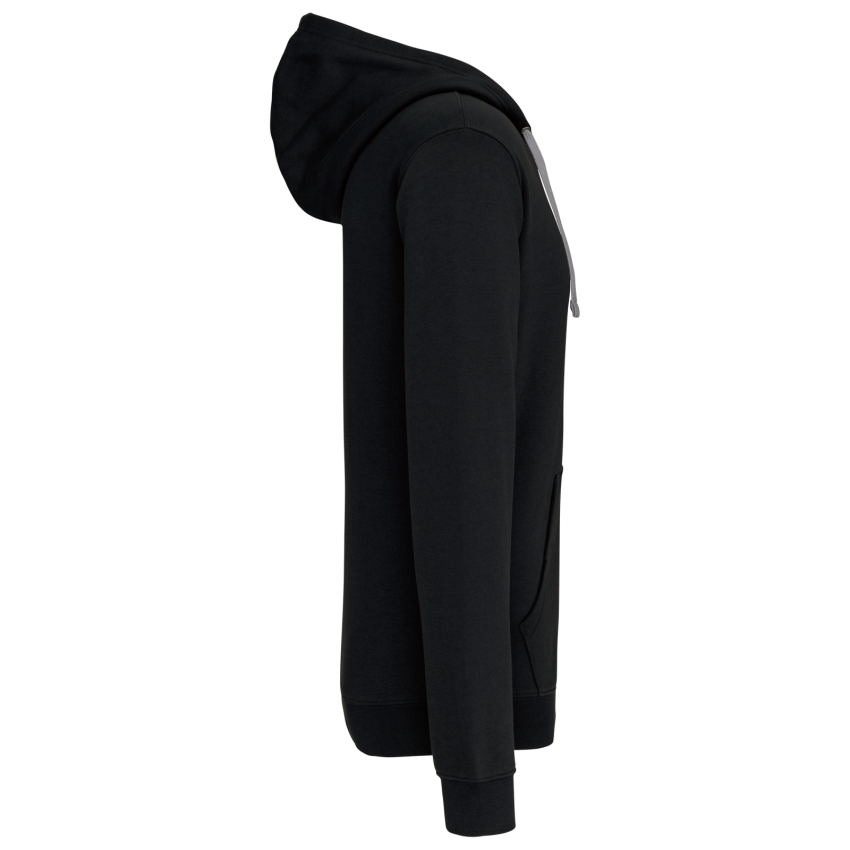 Sudadera con capucha en contraste