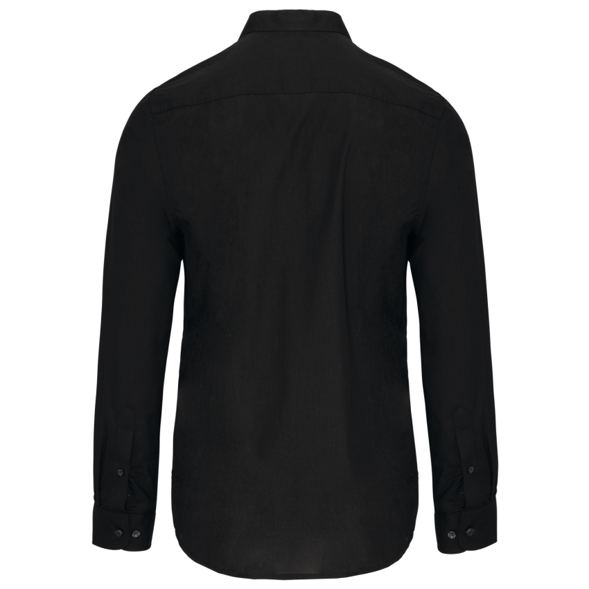 Camisa de hombre con cuello mao de manga larga