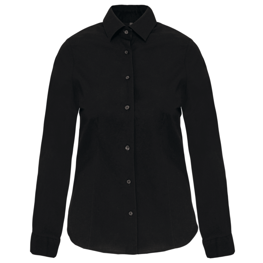 Women's long-sleeve shirt with stretch