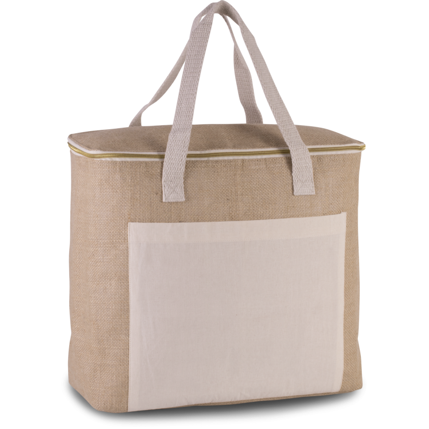 Bolsa isotérmica de yute - modelo grande