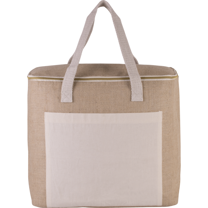 Bolsa isotérmica de yute - modelo grande