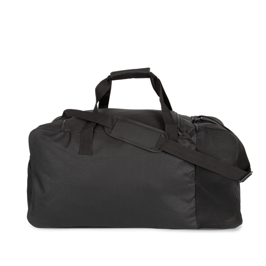 Large sports bag with side compartment