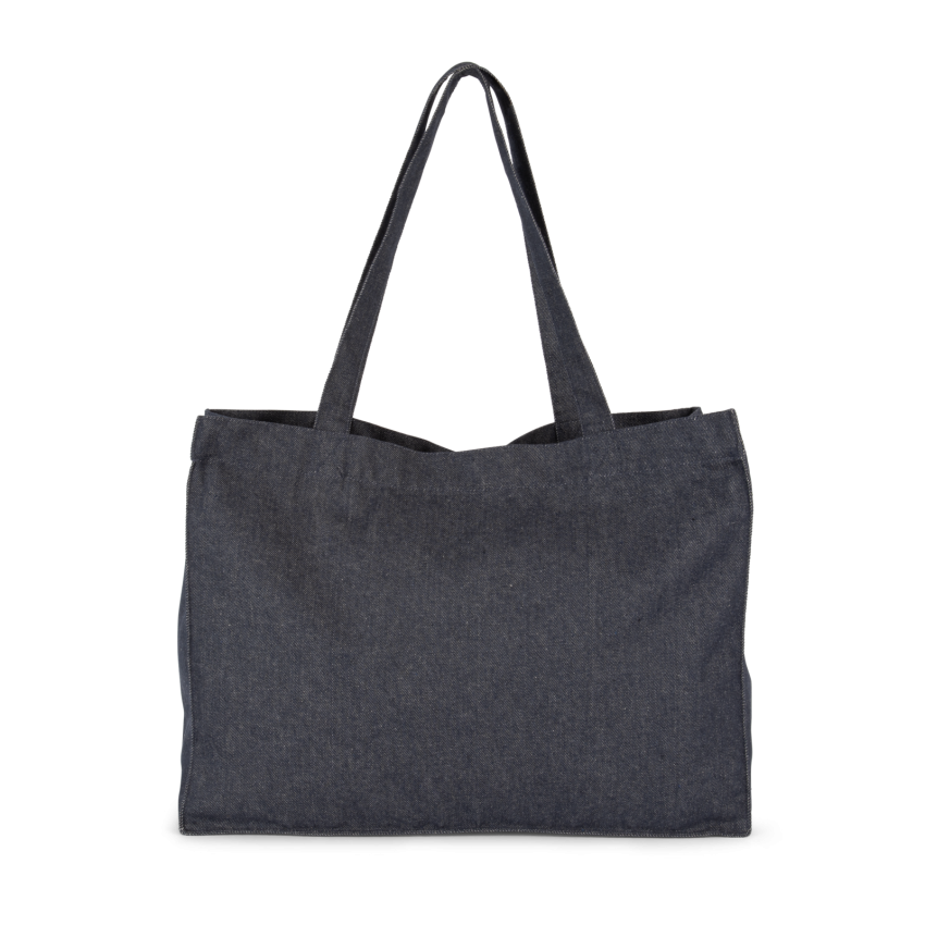 Gran bolsa de compras vaquera