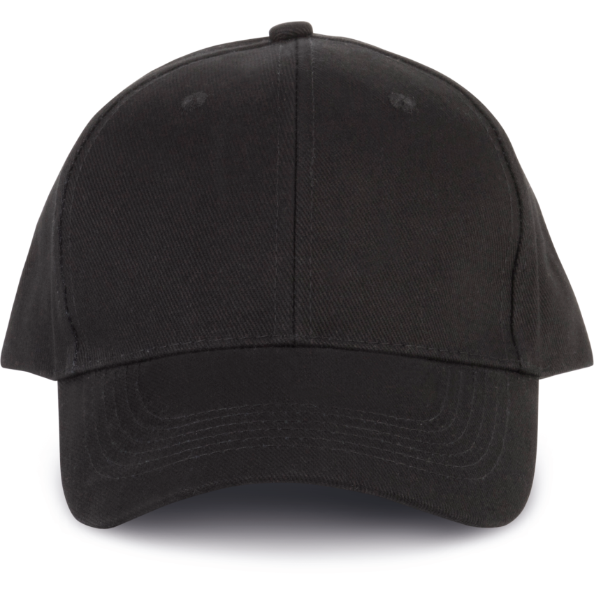 Gorra de 6 paneles de algodón ecológico