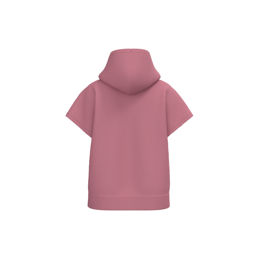 Sudadera ecológica oversize sin mangas de felpa francesa para mujer