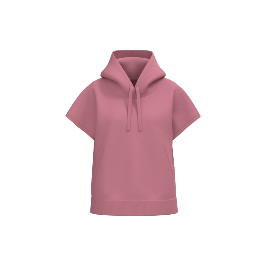 Sudadera ecológica oversize sin mangas de felpa francesa para mujer