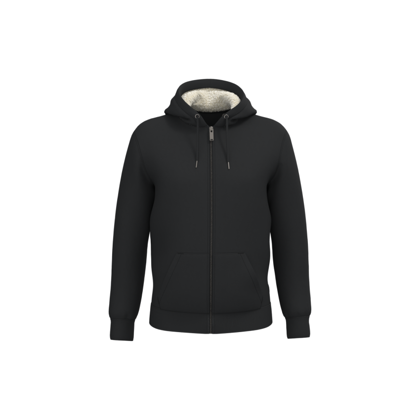 Sudadera ecológica con forro de sherpa unisex