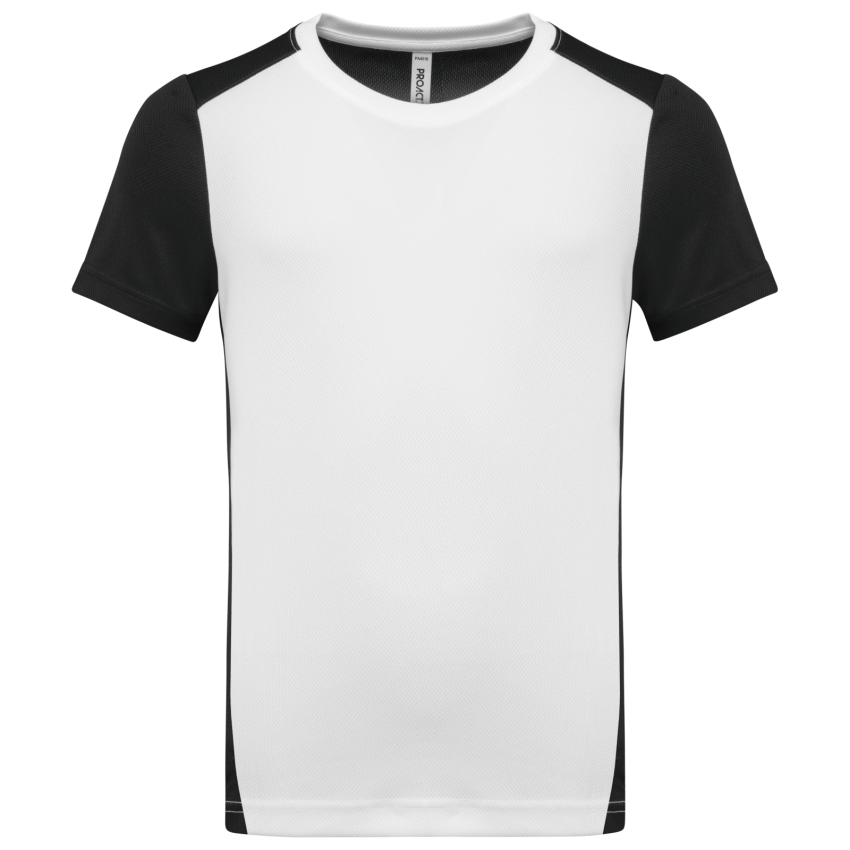 Camiseta deportiva bicolor ecológica para niño