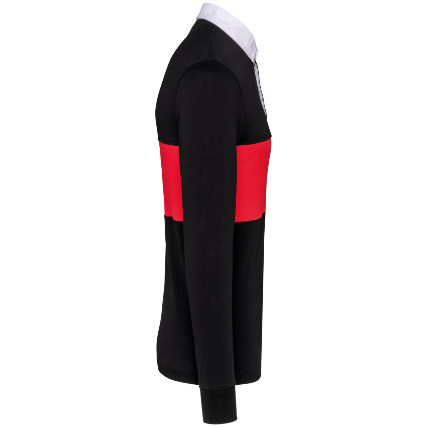 Polo de rugby de manga larga