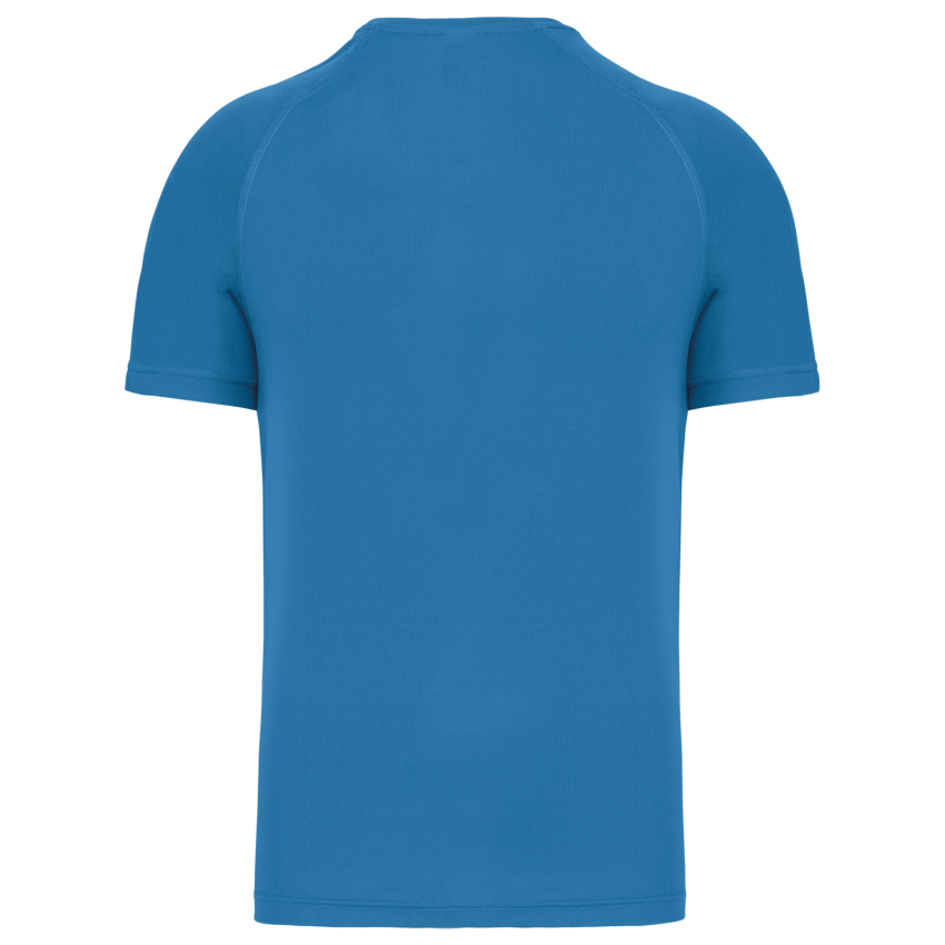 Camiseta deportiva de hombre con cuello en V y manga corta
