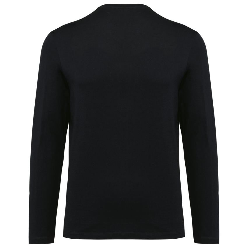 Camiseta de manga larga de hombre con cuello en V Supima®