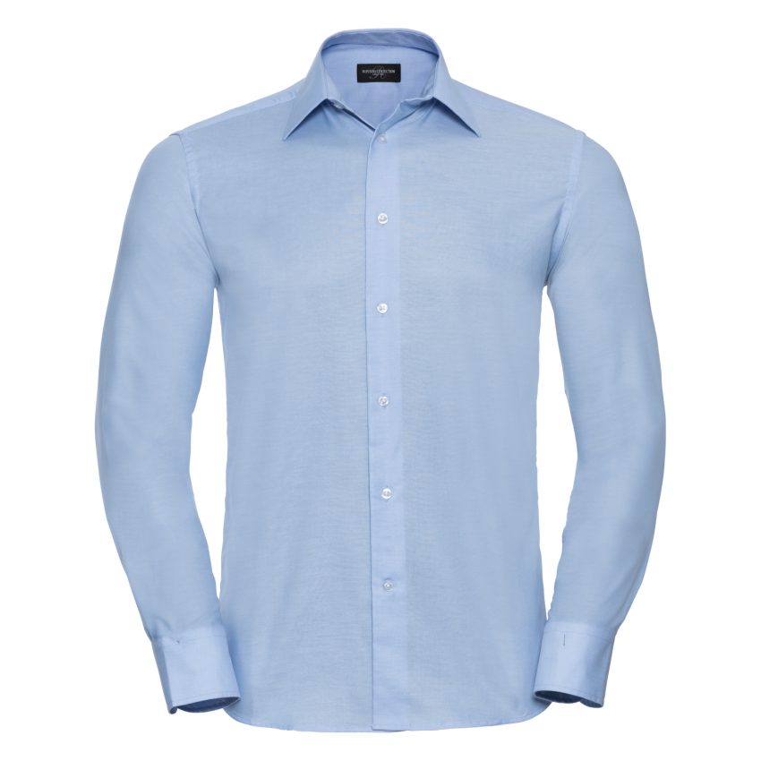 Camisa Oxford de hombre de manga larga
