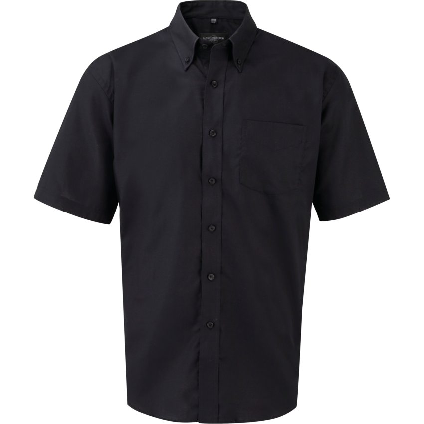 Camisa Oxford de hombre de manga corta