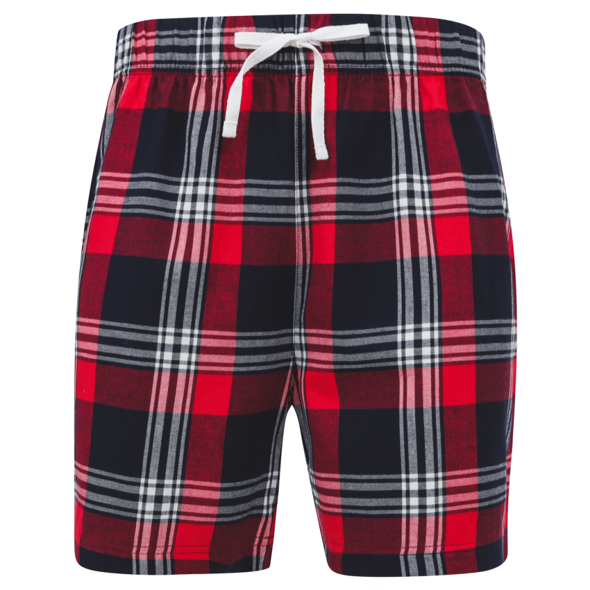 Pantalones cortos con estampado tartán