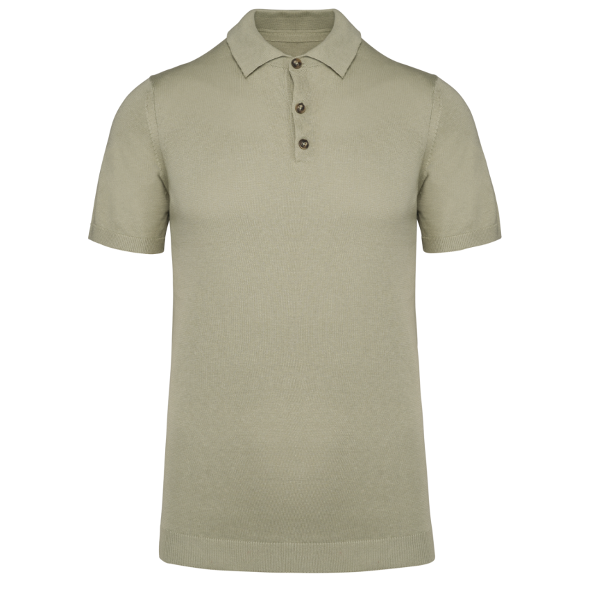 Polo ecológico de punto para hombre