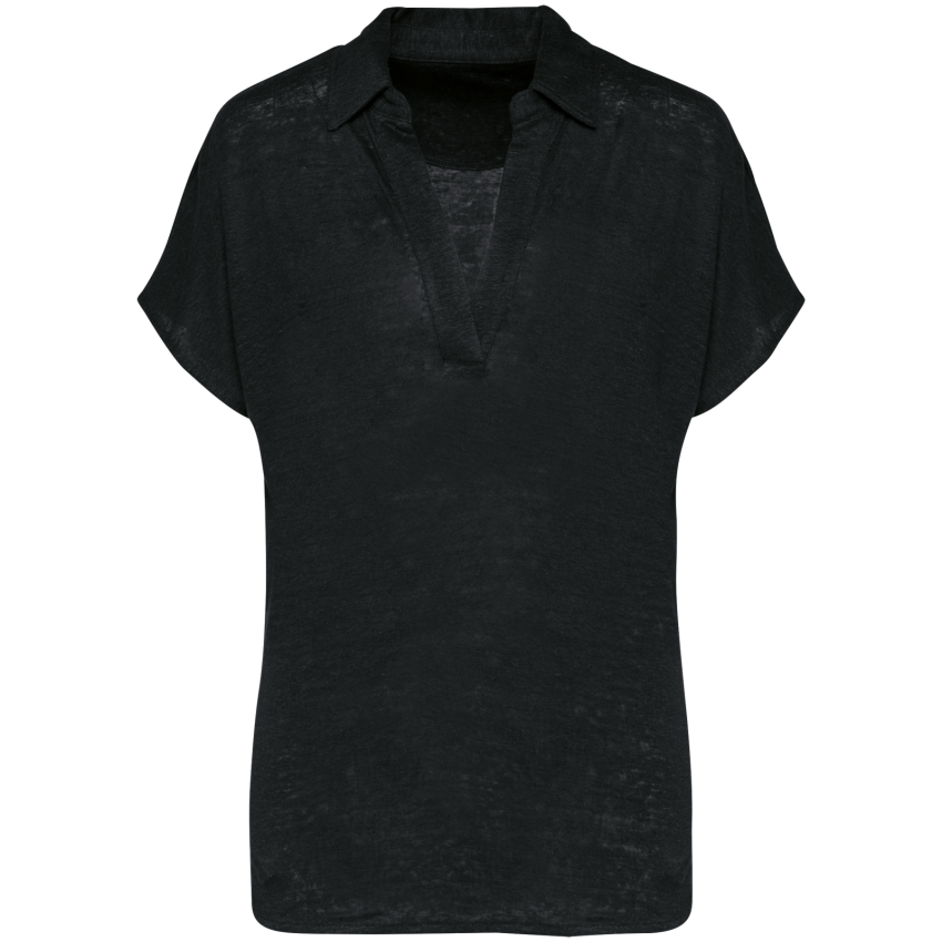 Polo de lino de mujer