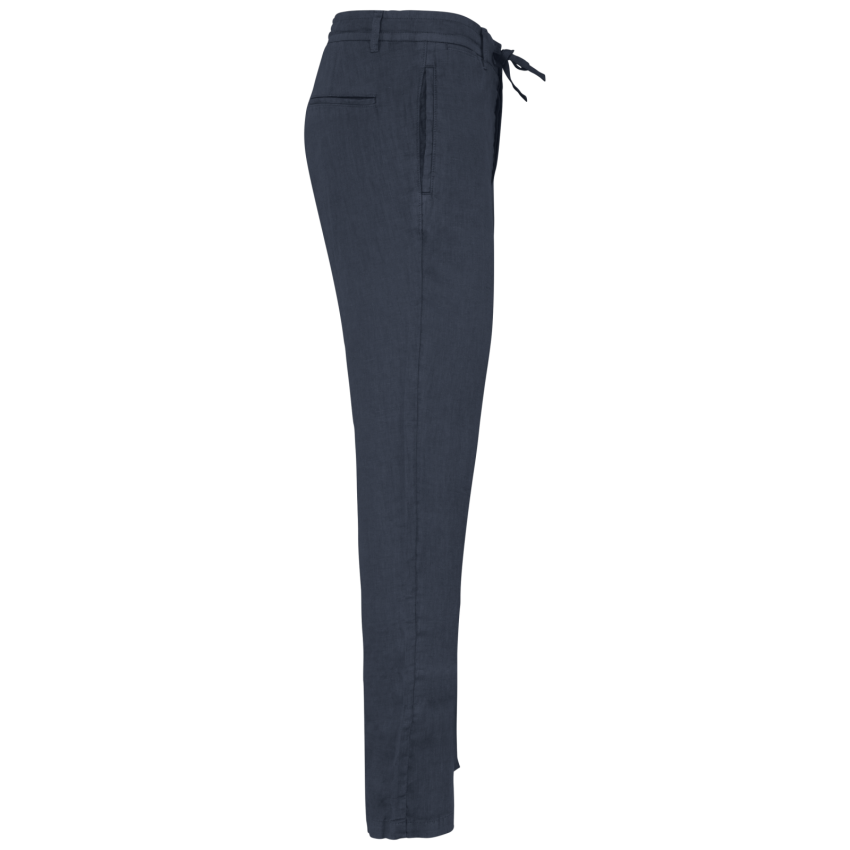 Pantalones de lino para hombre con aspecto lavado
