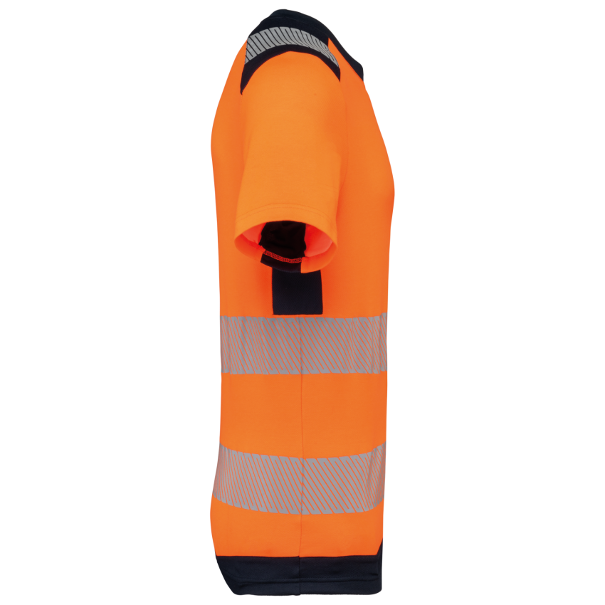 Camiseta de seguridad de material reciclado manga corta unisex