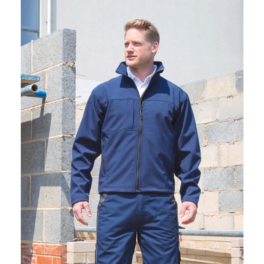 Chaqueta softshell de hombre clásica