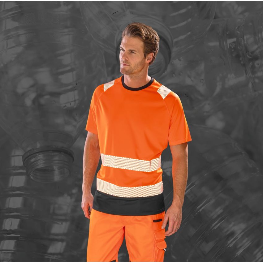 Camiseta de seguridad de material reciclado