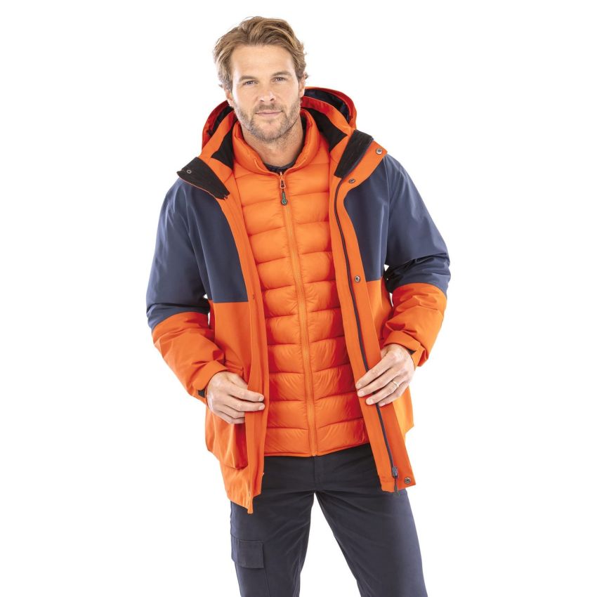 Chaqueta Ripstop de material reciclado 3 en 1