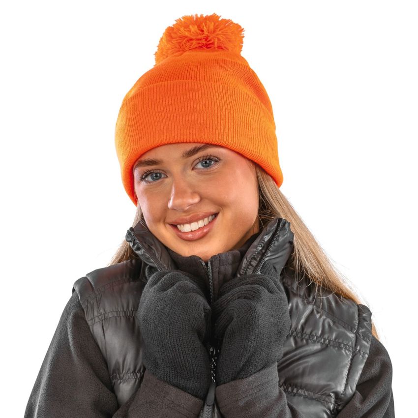 Gorro con pompón Beanie