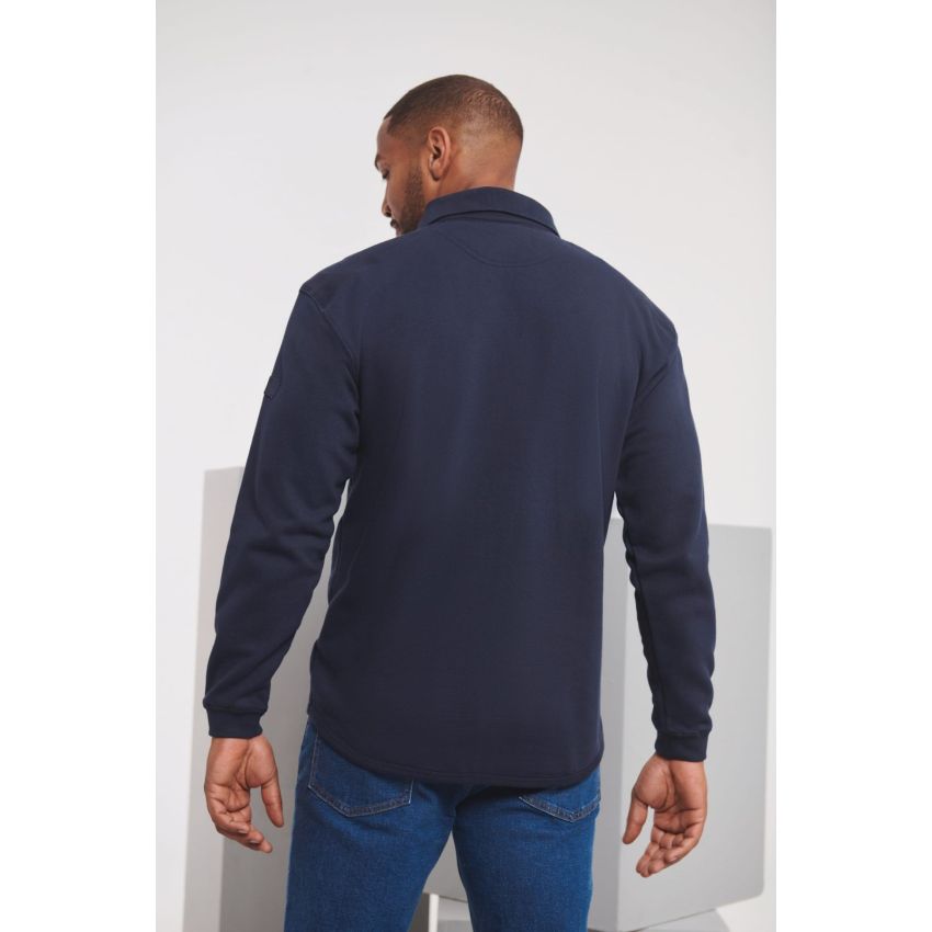 Sudadera con cuello tipo polo Heavy Duty