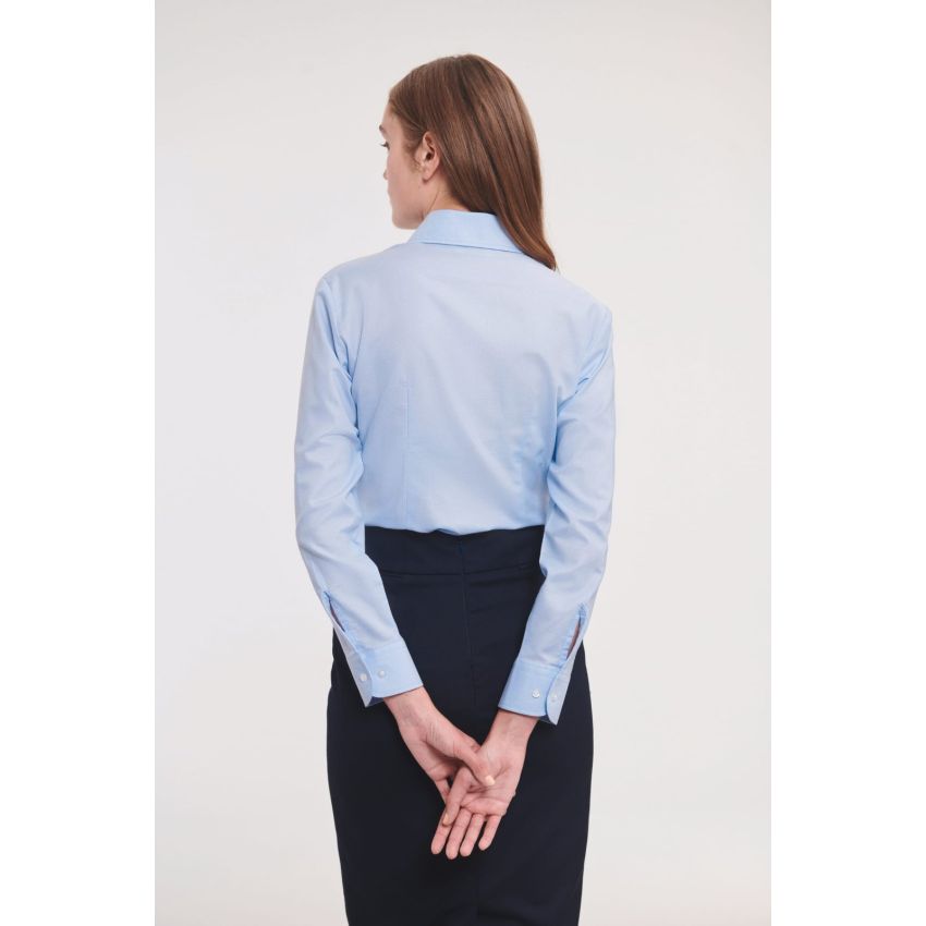 Women's long sleeve Oxford shirt