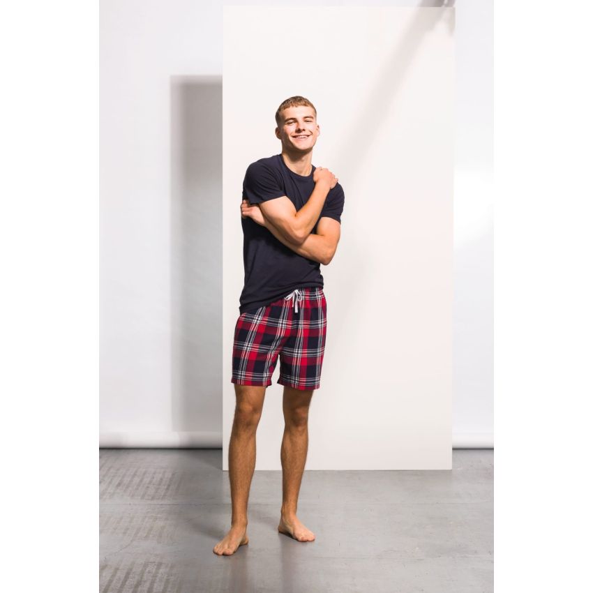 Pantalones cortos con estampado tartán