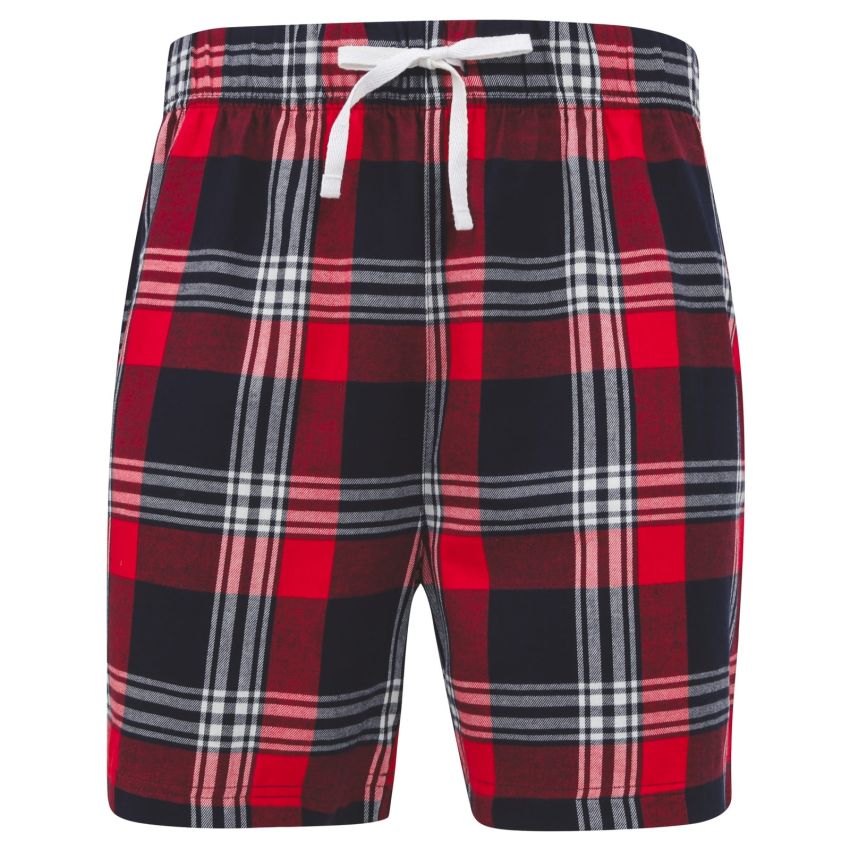 Pantalones cortos con estampado tartán