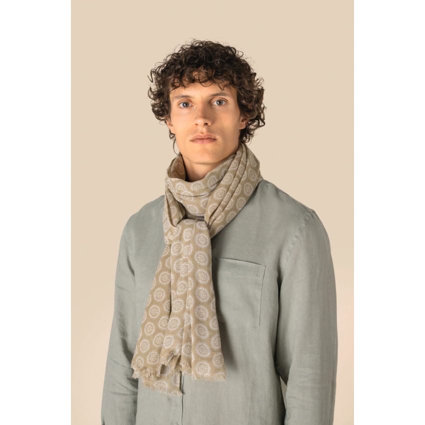 Bufanda con estampado unisex