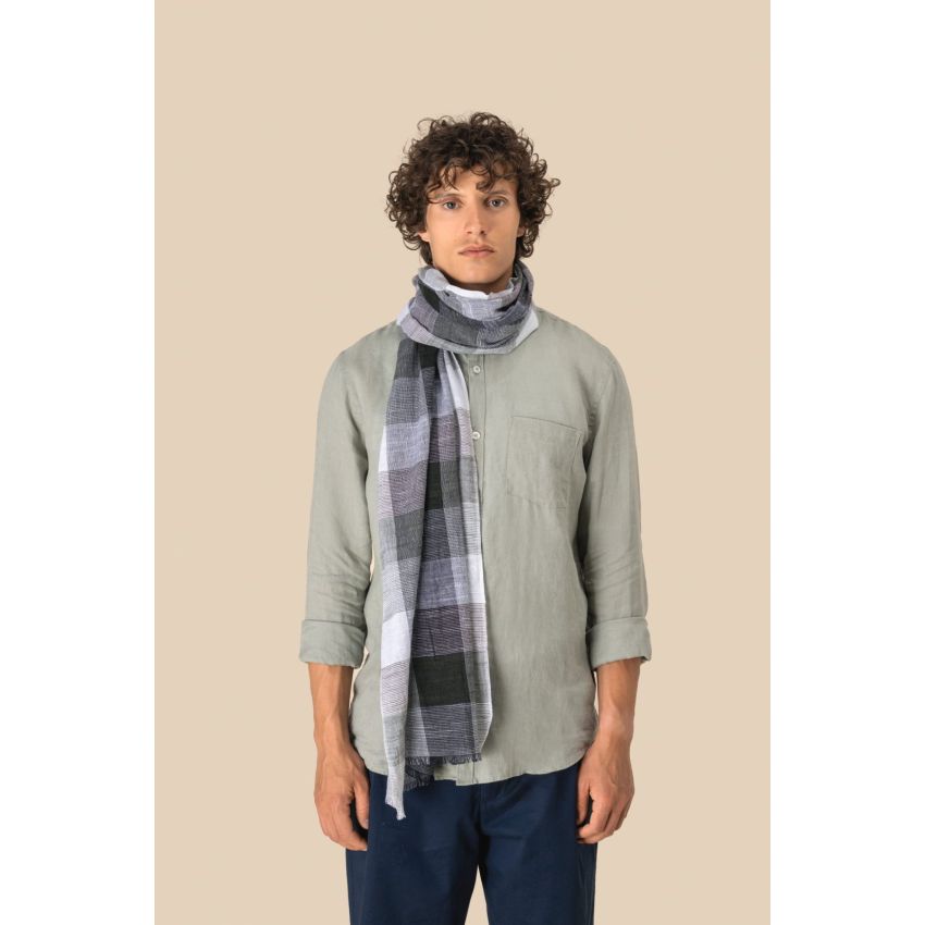 Bufanda de cuadros unisex