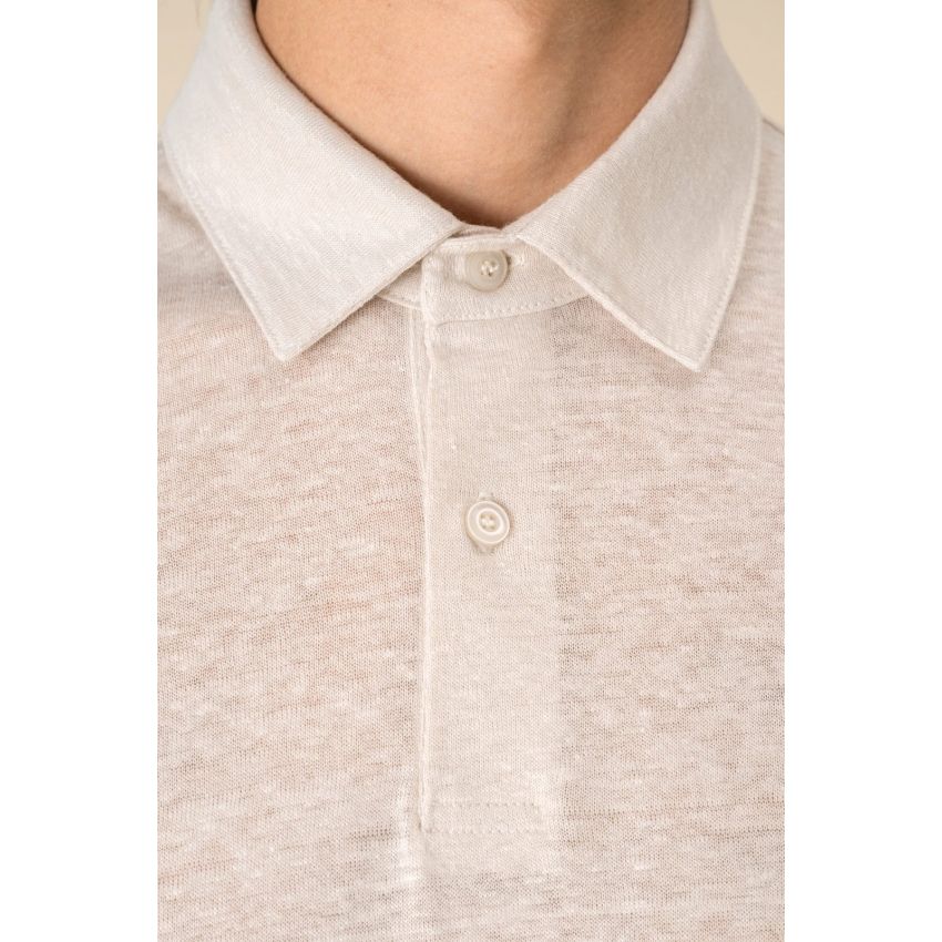 Polo de lino para hombre