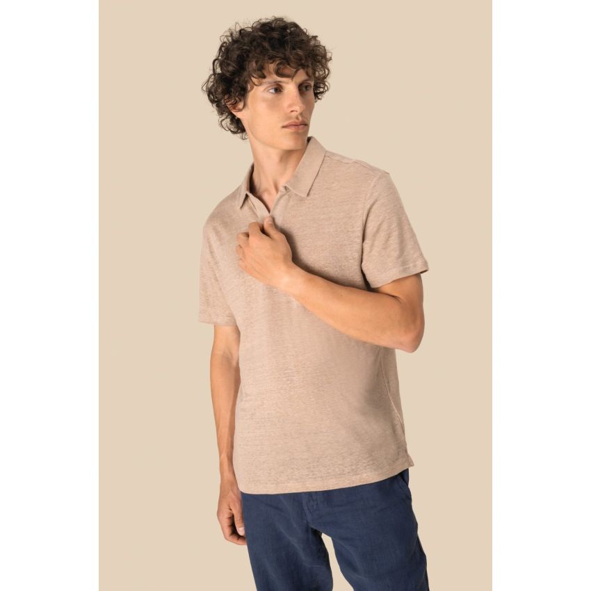 Polo de lino para hombre