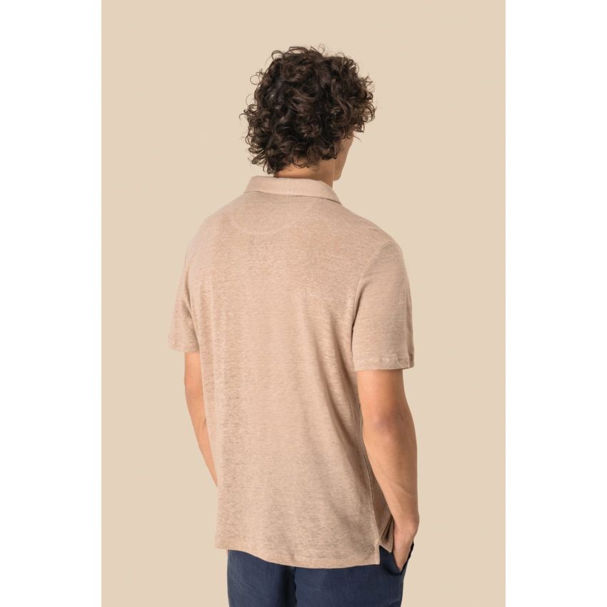 Polo de lino para hombre