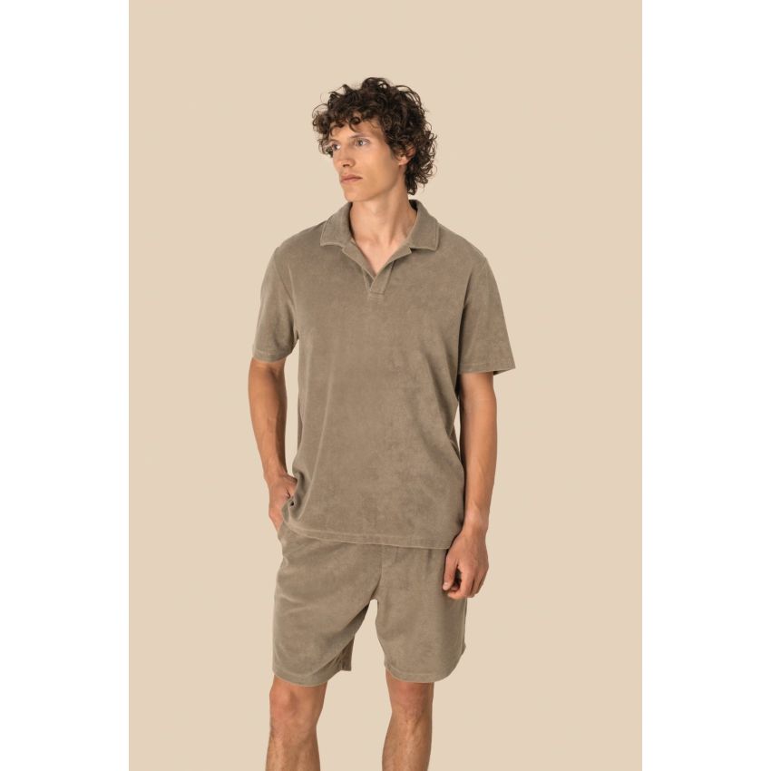 Polo eco-responsable de hombre en punto turco