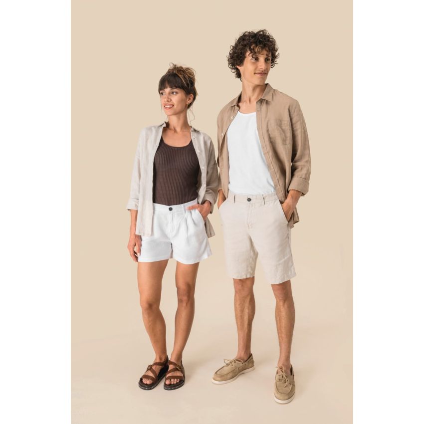 Bermuda de lino para hombre