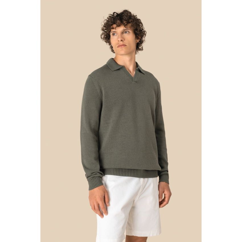 Camiseta con cuello tipo polo