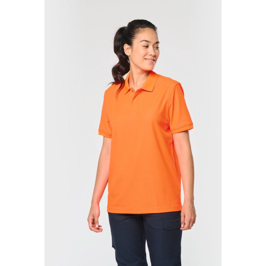 Polo eco-responsable poliéster/algodón unisex