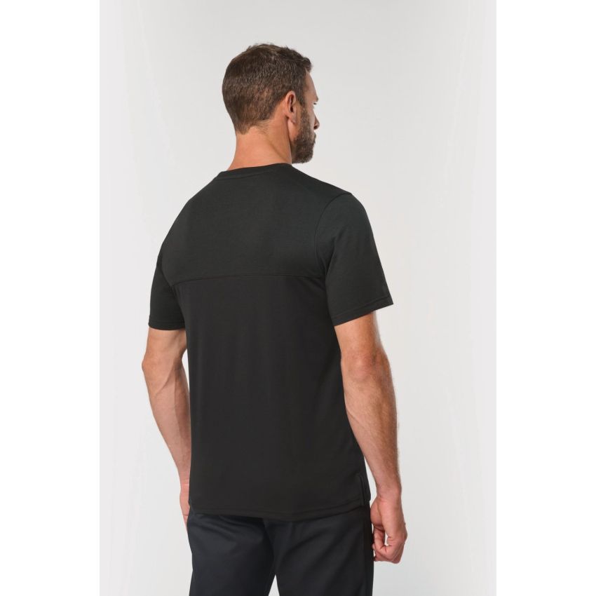 Camiseta de chef transpirable unisex