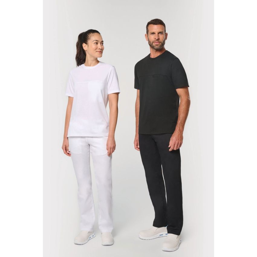 Camiseta de chef transpirable unisex