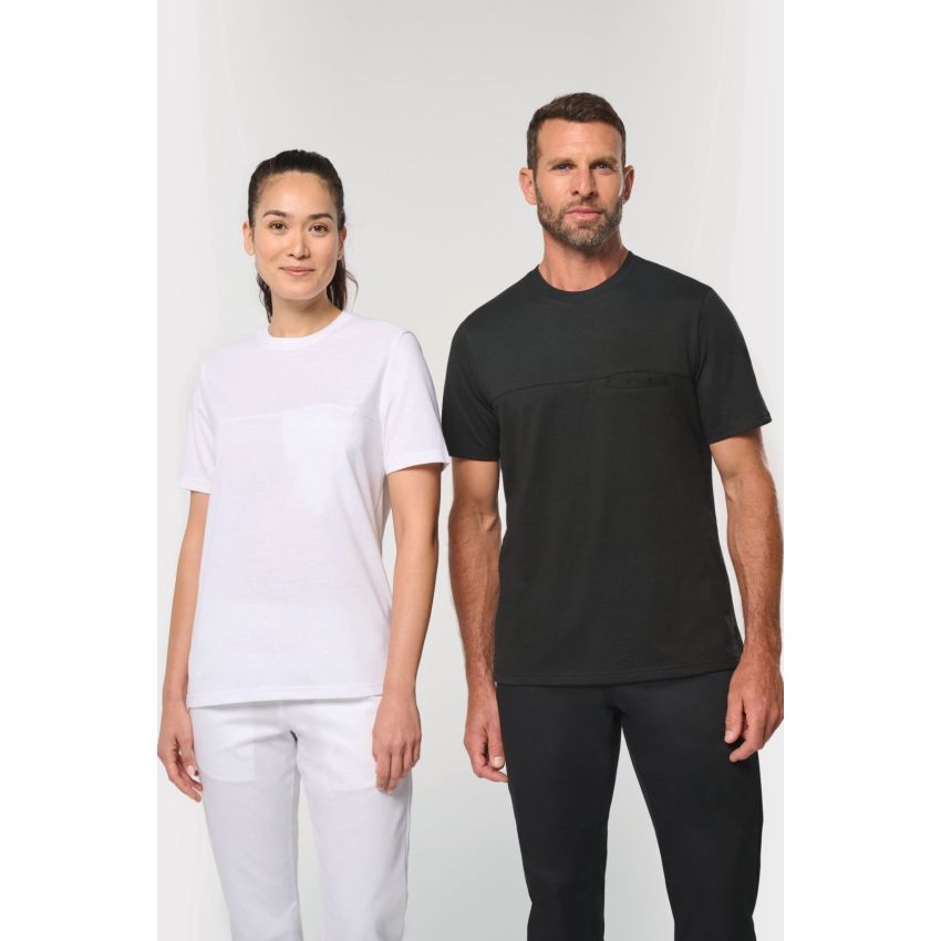 Camiseta de chef transpirable unisex