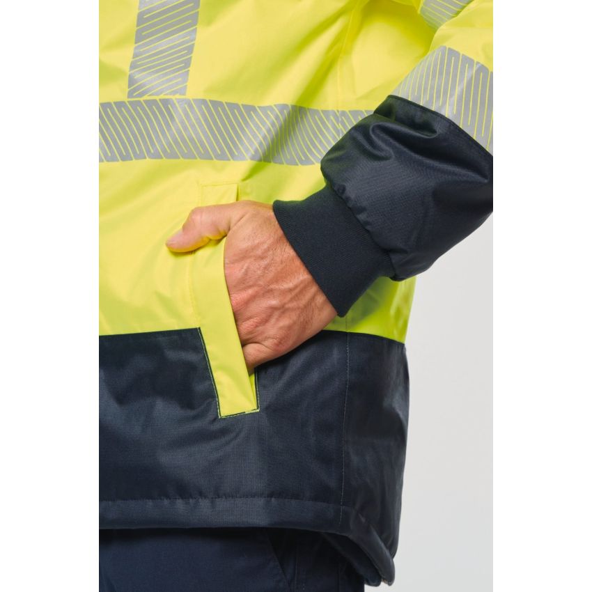 Parka de seguridad en material reciclado 4 en 1 unisex
