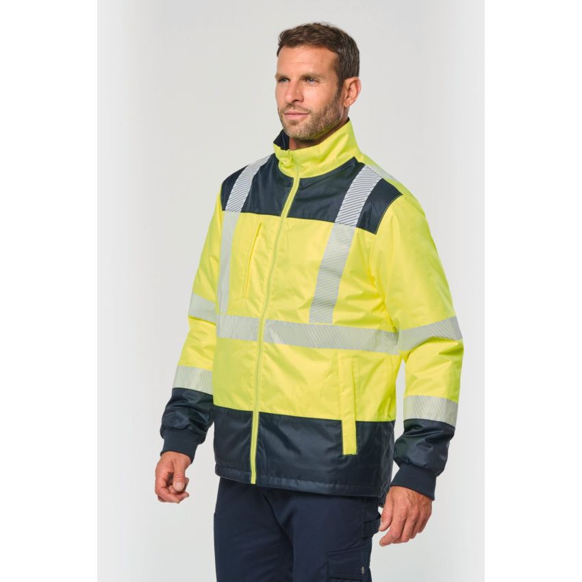 Parka de seguridad en material reciclado 4 en 1 unisex