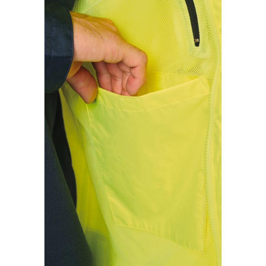 Parka de seguridad en material reciclado 4 en 1 unisex