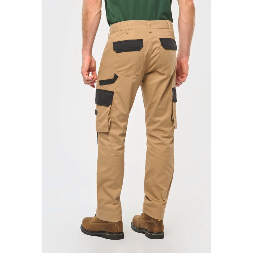 Pantalones de trabajo bicolor de hombre
