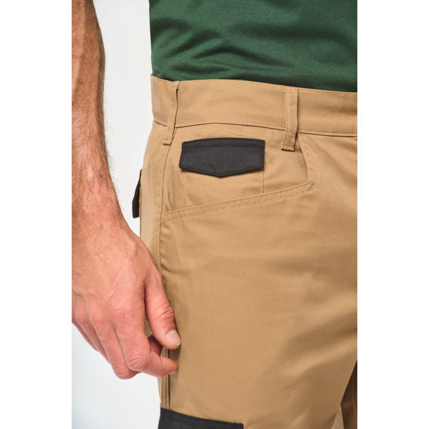 Pantalones de trabajo bicolor de hombre