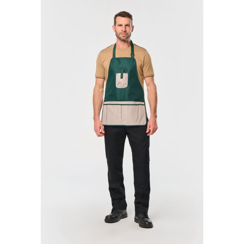 Delantal de jardinero impermeable eco-responsable unisex